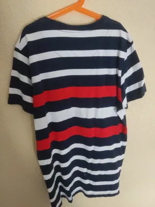 Camiseta Rayas Azul, Blanca y Roja