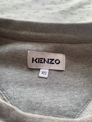 Sudadera Kenzo Gris Caballos Talla S