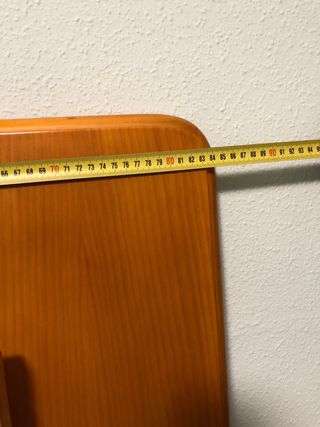 Mesa extensible de madera