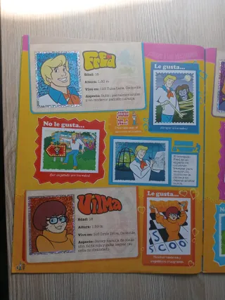 Álbum de cromos Scooby-Doo ¡Vuelta al Mundo!