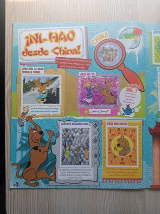 Álbum de cromos Scooby-Doo ¡Vuelta al Mundo!