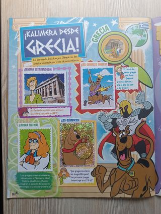 Álbum de cromos Scooby-Doo ¡Vuelta al Mundo!