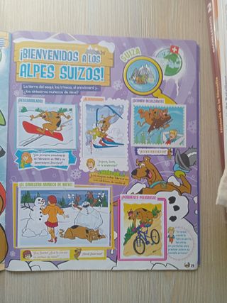 Álbum de cromos Scooby-Doo ¡Vuelta al Mundo!