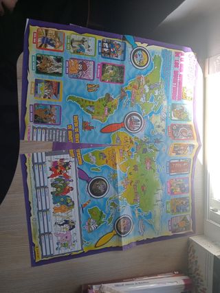 Álbum de cromos Scooby-Doo ¡Vuelta al Mundo!