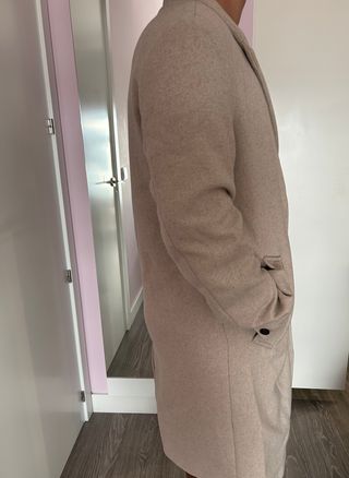Abrigo Zara Hombre Talla M Beige 