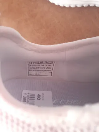 Zapatillas Skechers Blancas Mujer