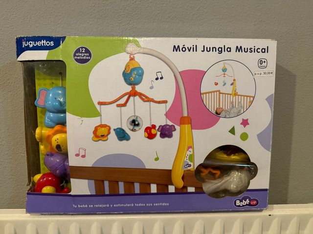 Móvil Musical Jungla Bebé