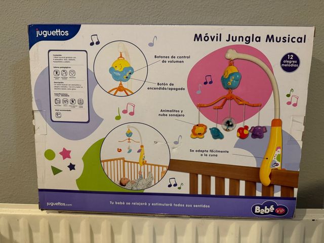 Móvil Musical Jungla Bebé