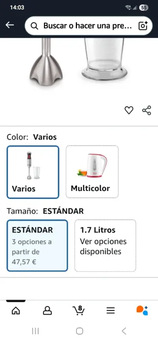 Batidora de mano Giese vario 1500