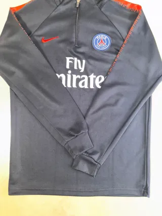 Sudadera PSG Nike Negra y Roja