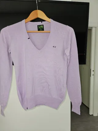 Maglione SUN68 donna viola taglia M
