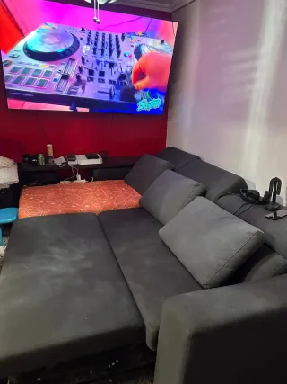 Sofá Cheelong gris poco uso