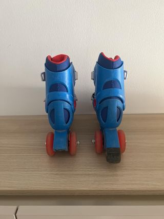 Patines ajustables para niños/as con protecciones