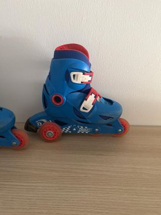 Patines ajustables para niños/as con protecciones