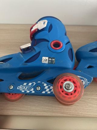 Patines ajustables para niños/as con protecciones