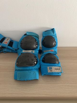 Patines ajustables para niños/as con protecciones