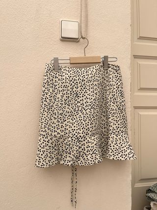 Falda estampada Stradivarius