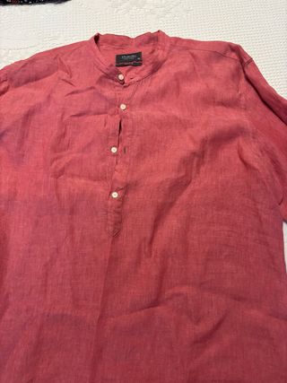 Camisa Emidio Tucci Roja Hombre