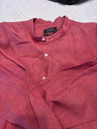 Camisa Emidio Tucci Roja Hombre