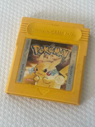 Juego Pokémon Edición Pikachu Game Boy