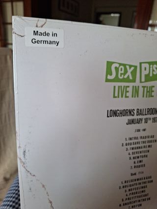 LP Sex Pistols - Live in the U.S.A. LP