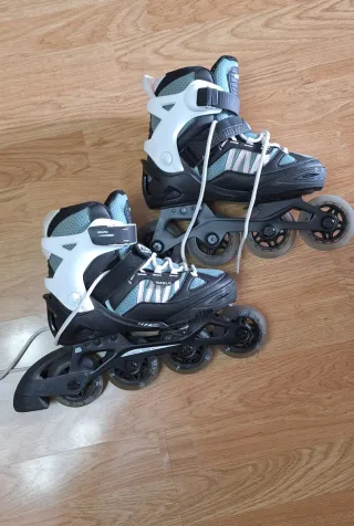 Patines en línea Oxelo niña talla ajustable 32-35