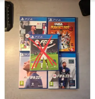 LOTE 4 JUEGOS DE PLAY 4