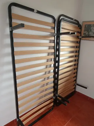Somier 80x182cm Metal y Madera