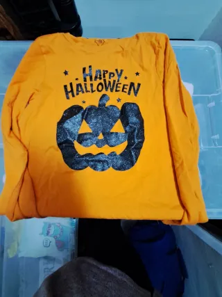 Camiseta Happy Halloween Calabaza