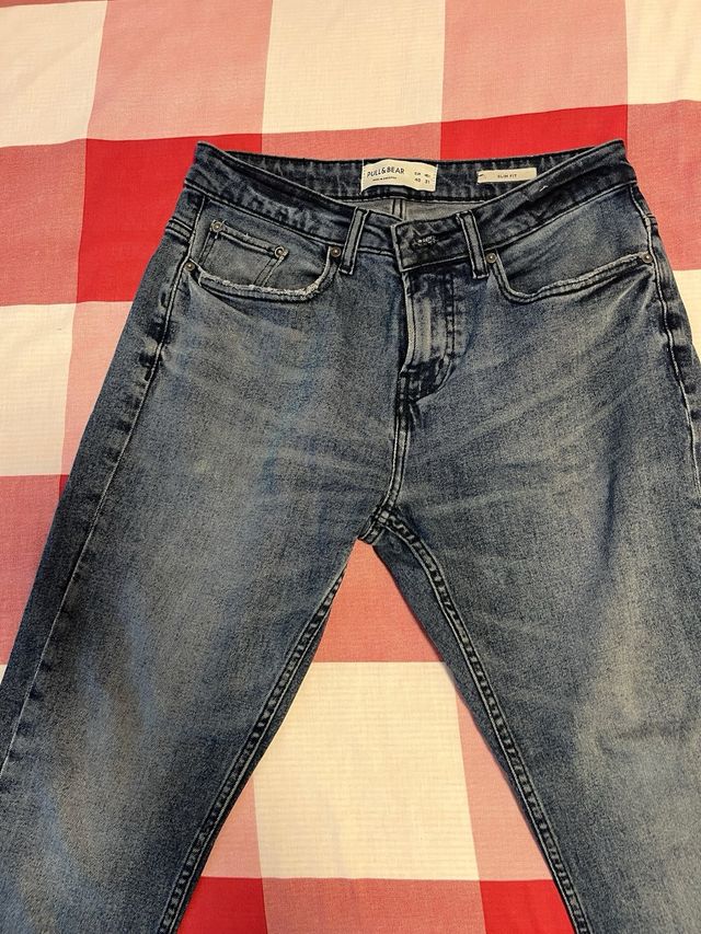 Pantalón vaquero Pull&Bear azul