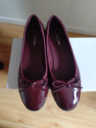 Mocasines niña Graceland granate talla 36