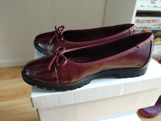 Mocasines niña Graceland granate talla 36