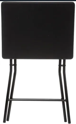 Mesa alta plegable negra