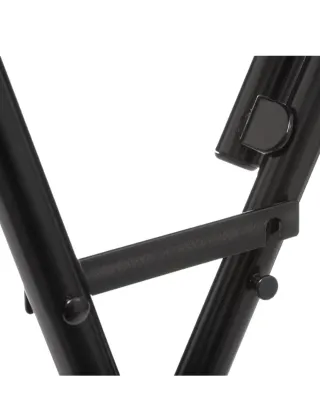 Mesa alta plegable negra