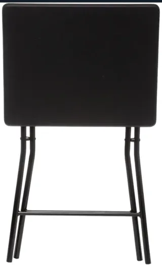 Mesa alta plegable negra
