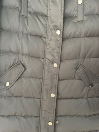 Plumífero Zara Mujer Verde Oliva