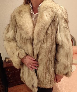 Chaquetón Zorro Gris Poco Uso