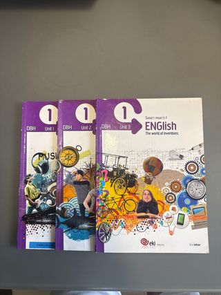 Libros inglés 1º ESO EKI DBH1 – Zurriola Ikastola