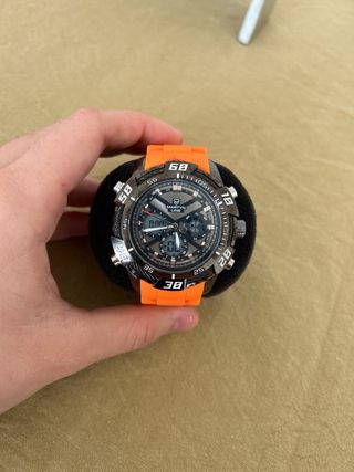 Reloj Martyn Line Gris y Naranja WATERPROOF