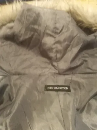 Chaquetón de pelo con capucha