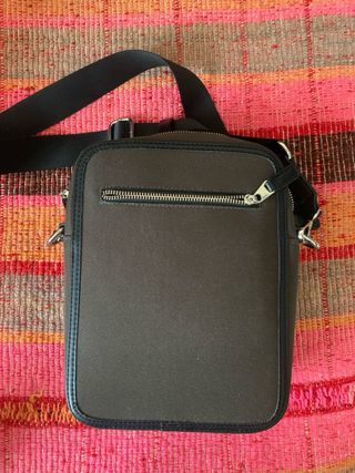 Bolso bandolera Mango negro y verde oliva Hombre