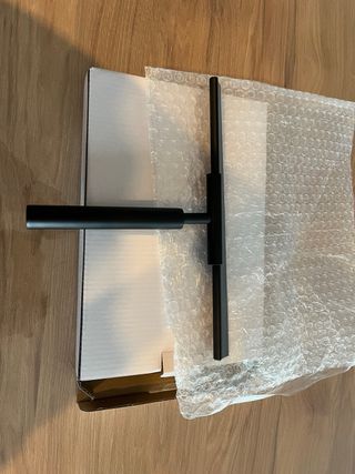 Espátula para limpiacristales con soporte de pega