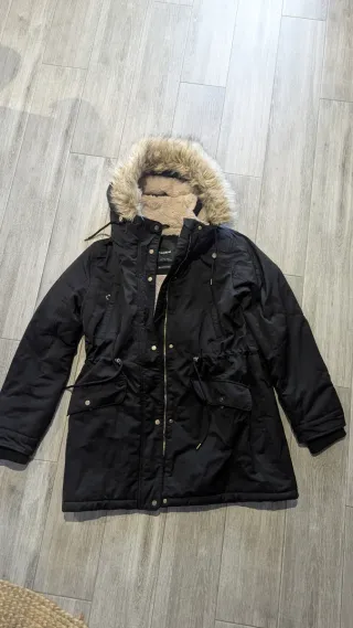 Cazadora invierno mujer negra