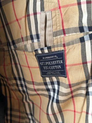 Gabardina Burberry Beige para hombre