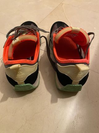 Zapatillas Munich Deportivas Negro Gris Naranja