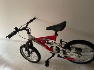 Bicicleta Sprint 16 Roja y Blanca