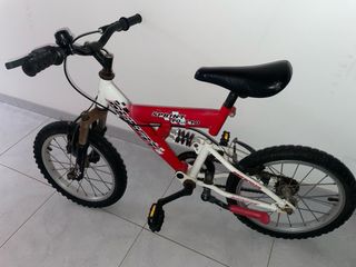 Bicicleta Sprint 16 Roja y Blanca