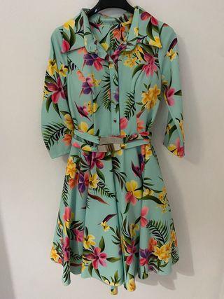 Vestido floral ocasión especial