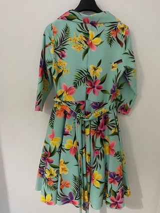 Vestido floral ocasión especial