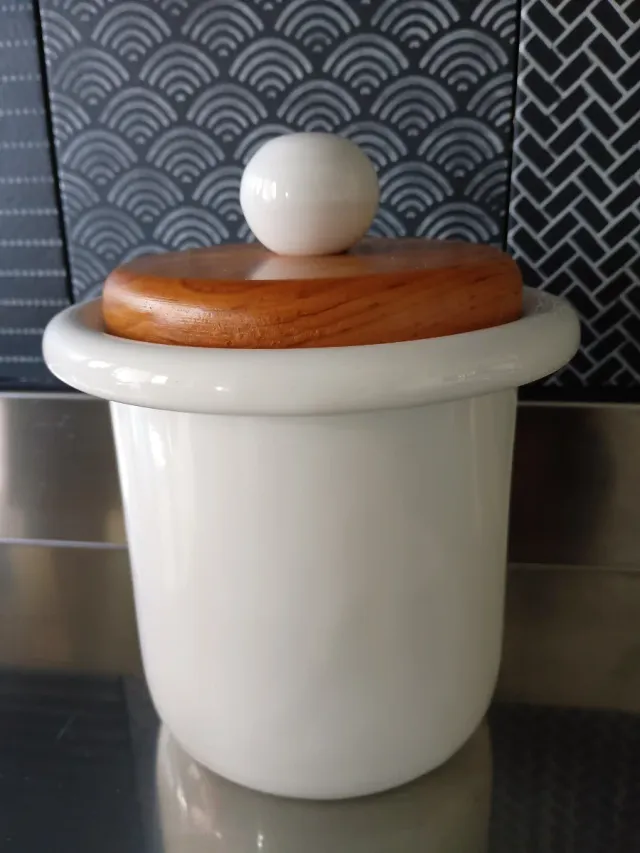 Barattolo ceramica Rometti